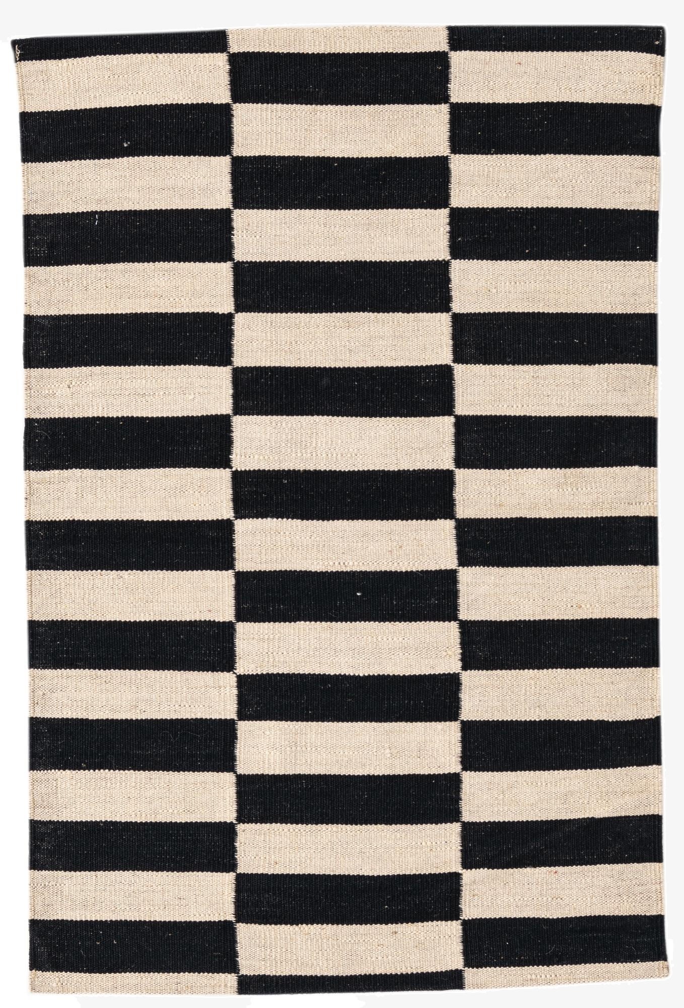  2' 6 x 3' 9  Hand Woven Kilim Modern Wool Rug