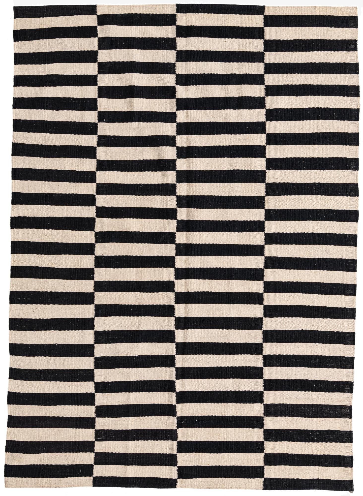  5' 7 x 7' 10  Hand Woven Kilim Modern Wool Rug