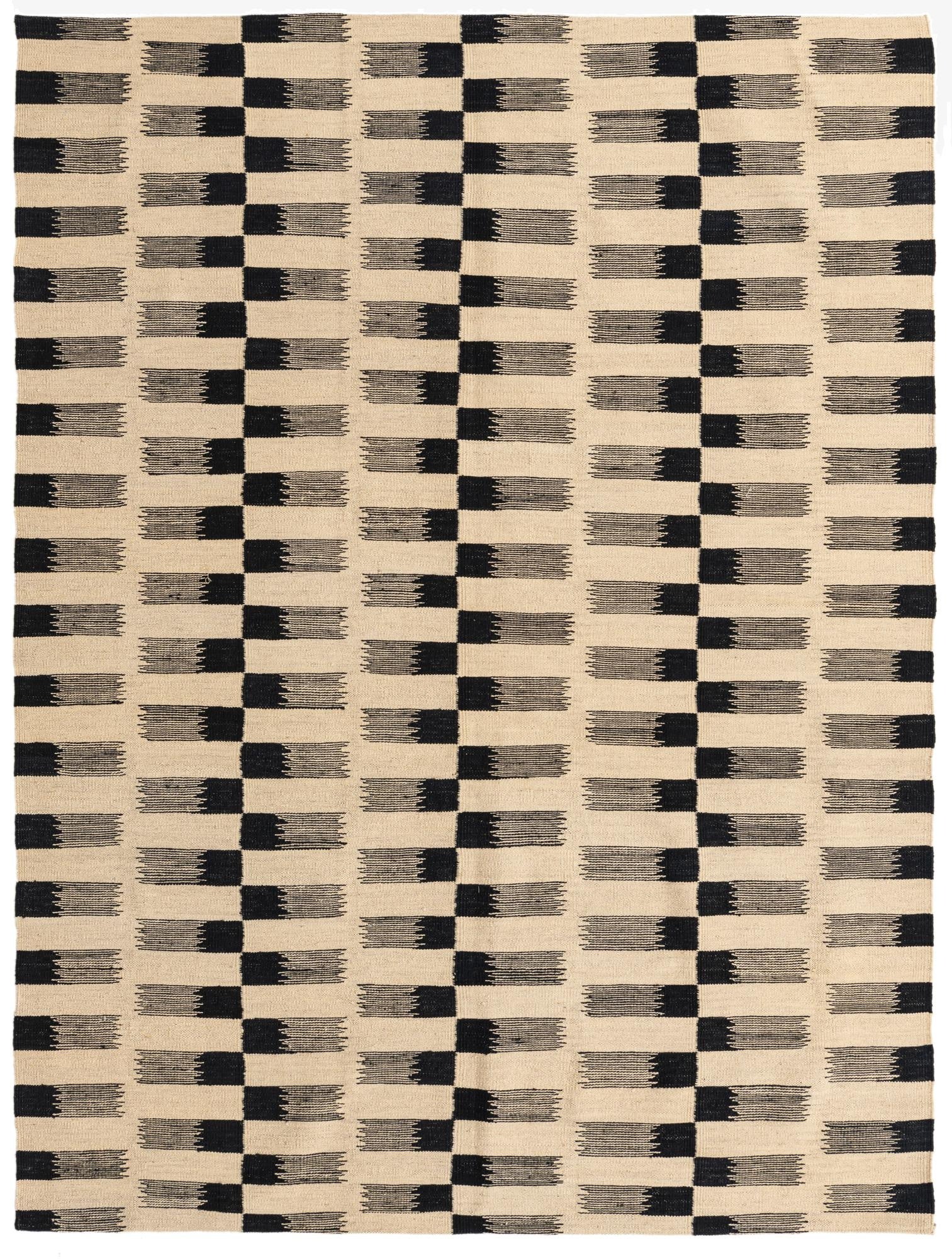  5' 9 x 7' 8  Hand Woven Kilim Modern Wool Rug