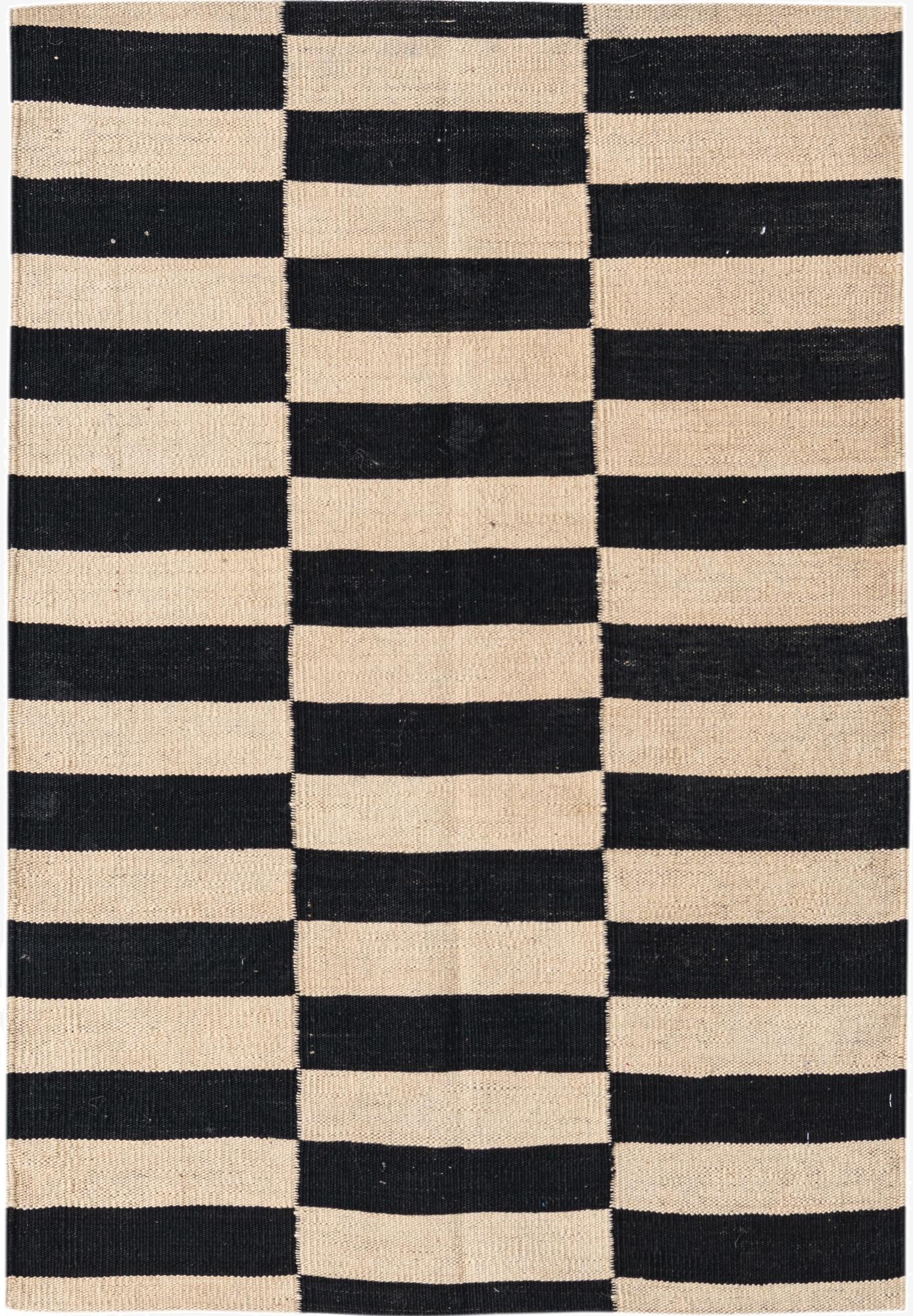  2' 8 x 3' 9  Hand Woven Kilim Modern Wool Rug