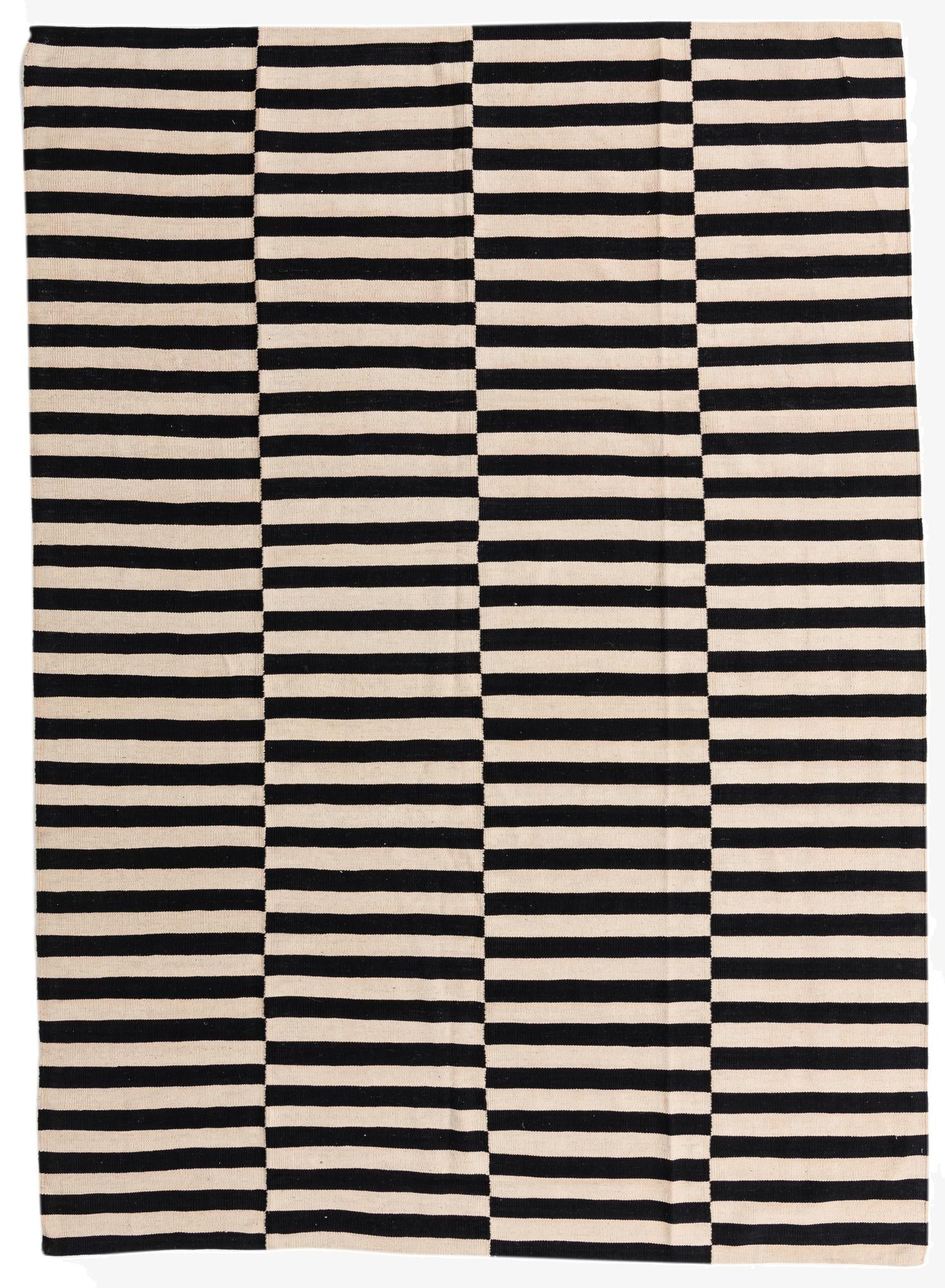  8' x 11'  Hand Woven Kilim Modern Wool Rug