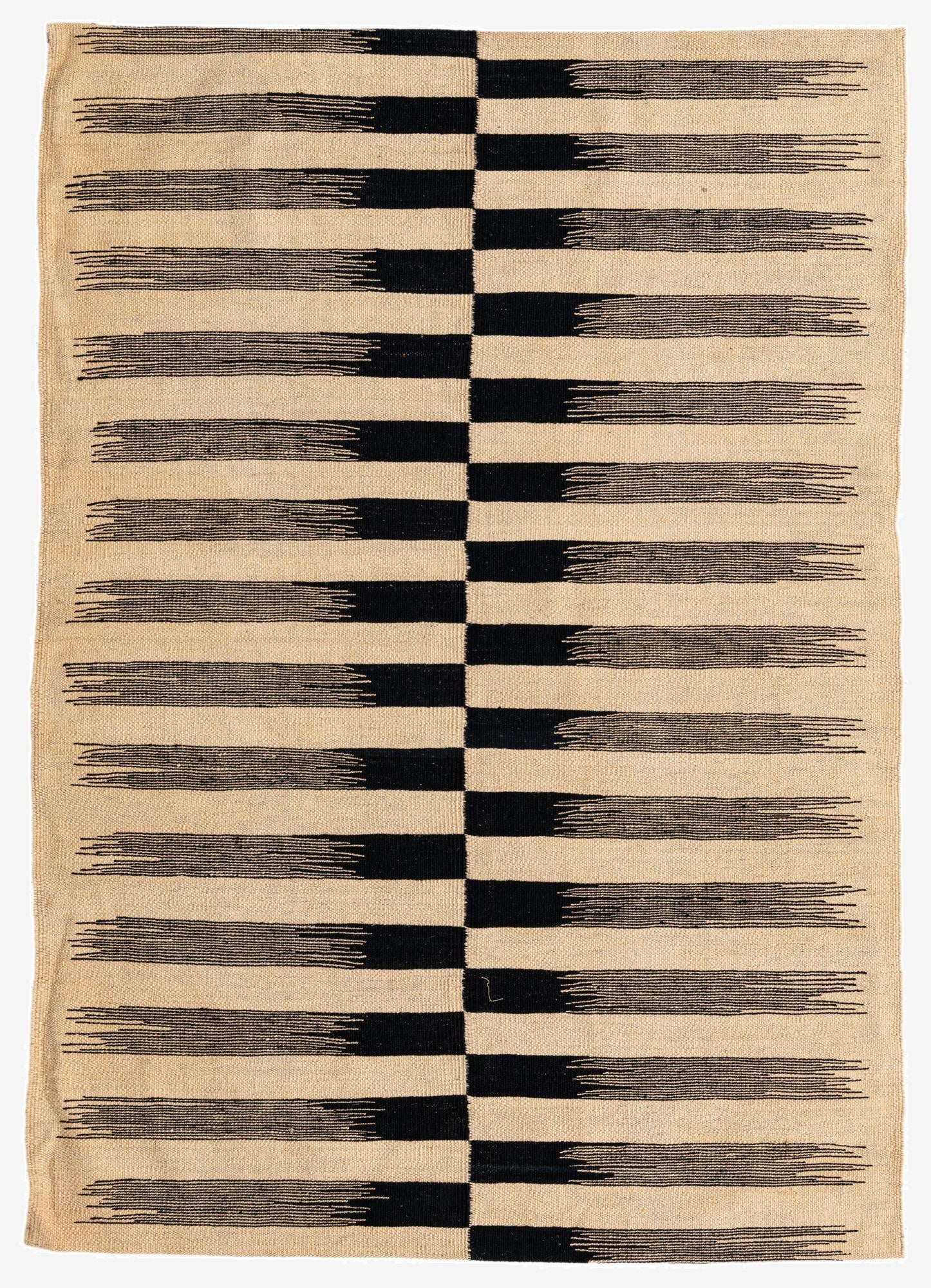  4' 2 x 6'  Hand Woven Kilim Modern Wool Rug