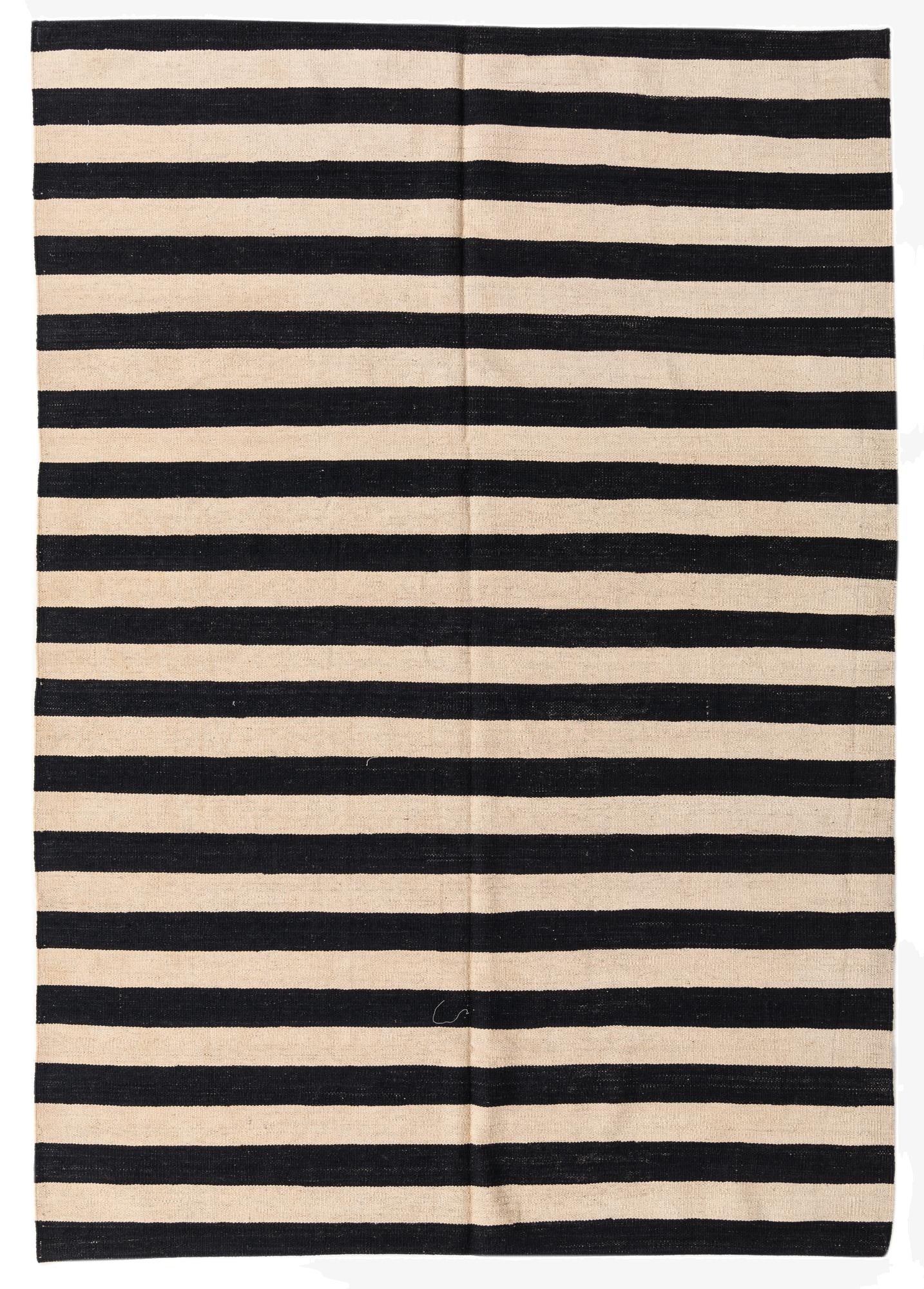  5' 5 x 7' 10  Hand Woven Kilim Modern Wool Rug