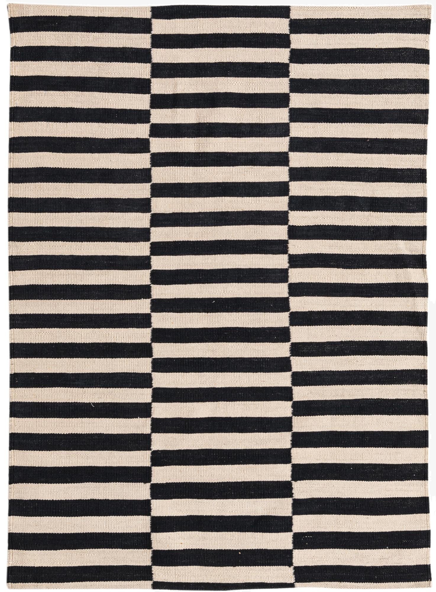  3' 5 x 4' 9  Hand Woven Kilim Modern Wool Rug