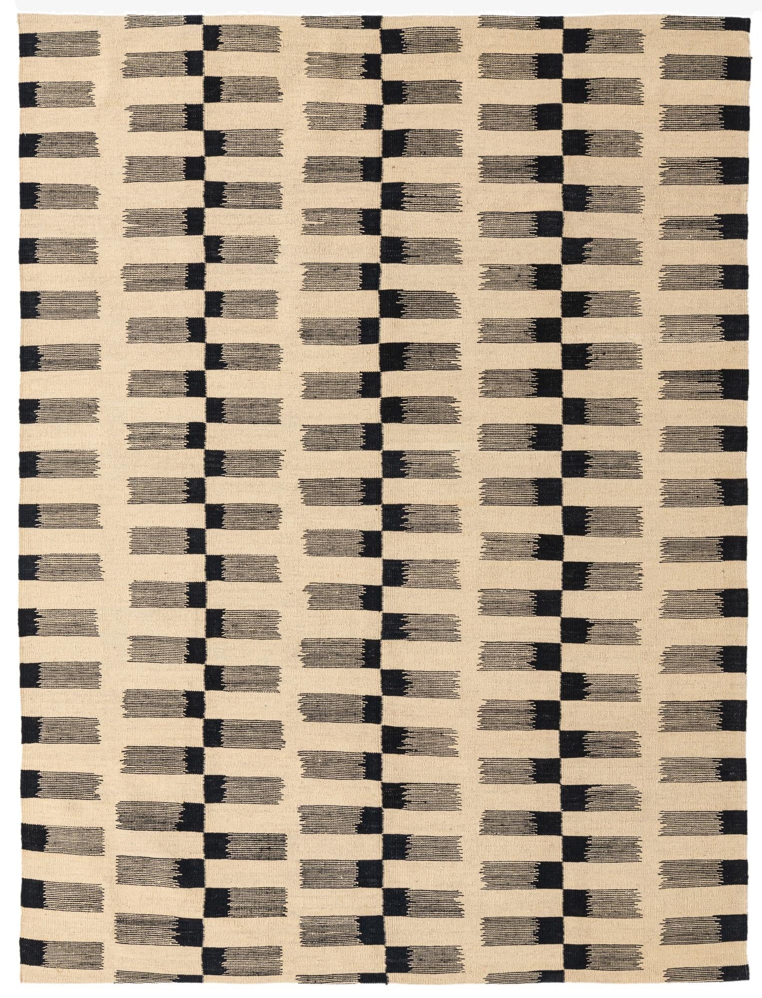  5' 9 x 7' 8  Hand Woven Kilim Modern Wool Rug