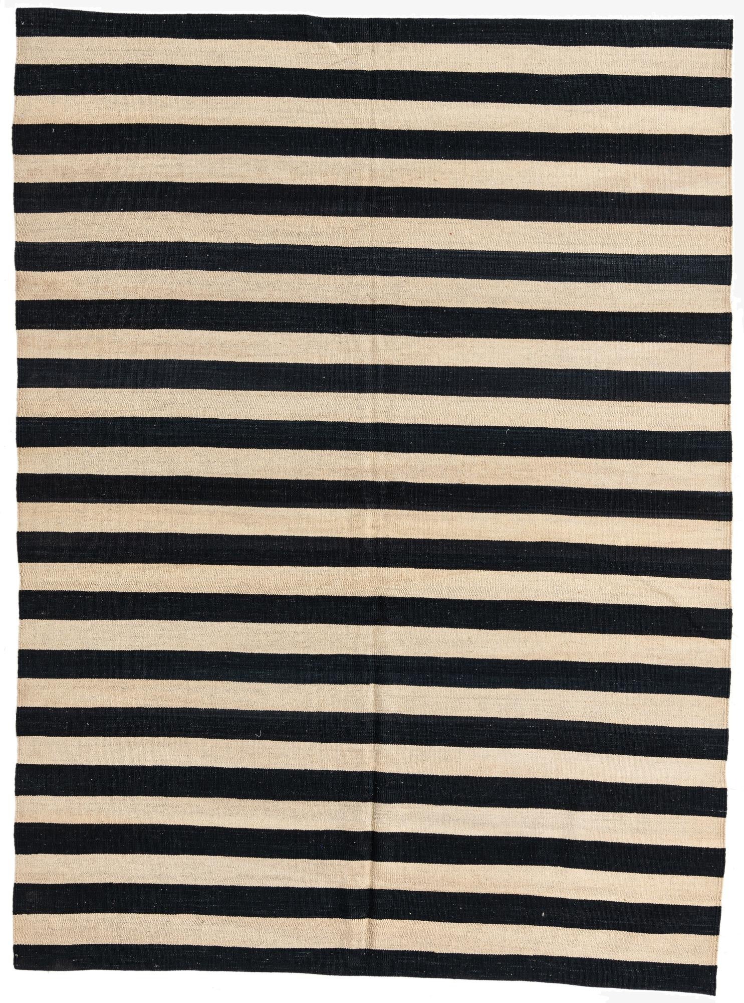  5' 8 x 7' 10  Hand Woven Kilim Modern Wool Rug