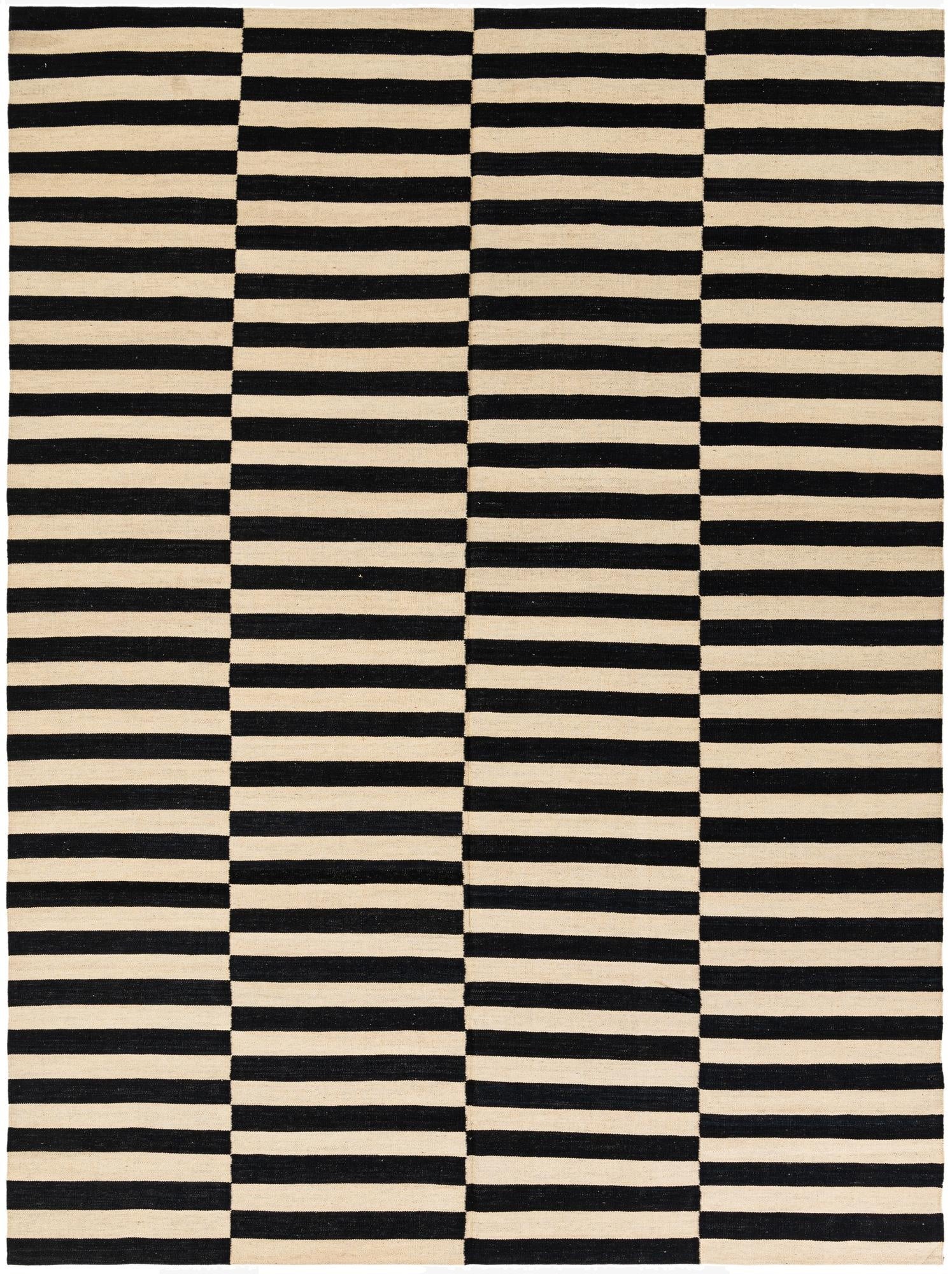  8' 3 x 11' 1  Hand Woven Kilim Modern Wool Rug