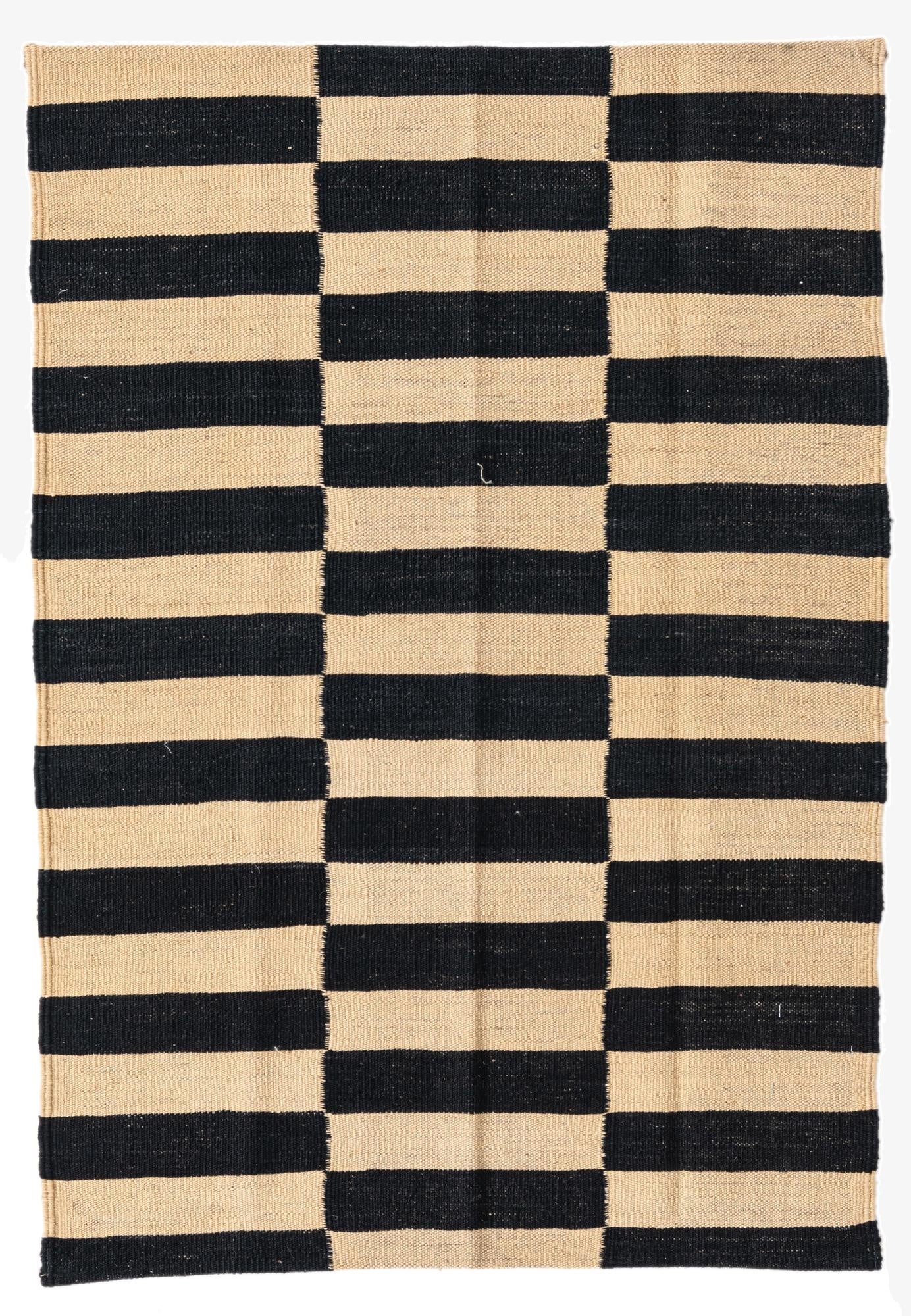  2' 9 x 3' 11  Hand Woven Kilim Modern Wool Rug