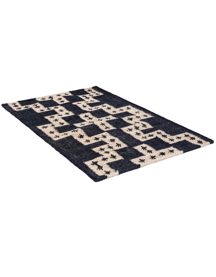 Detail image of  2' x 3' 1  Hand Woven Kilim Wool Rug