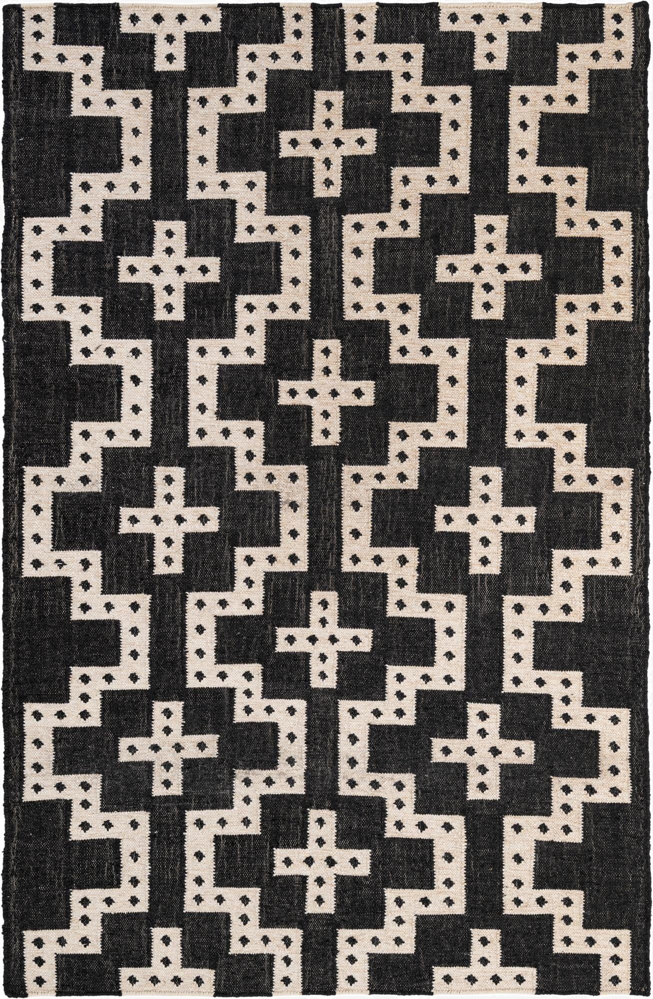  5' 1 x 8'  Hand Woven Kilim Wool Rug