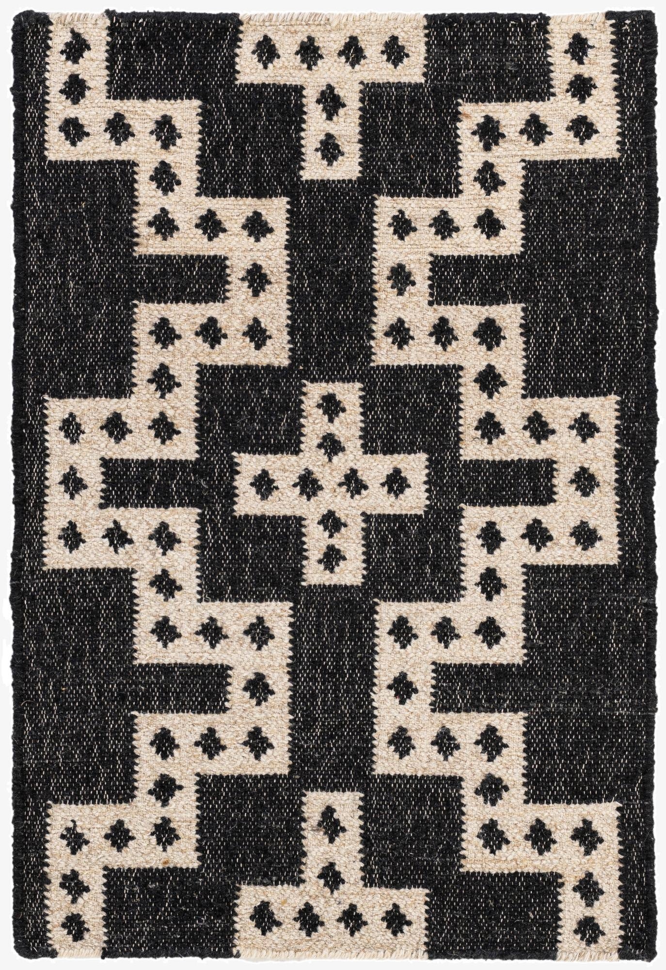  2' x 3' 1  Hand Woven Kilim Wool Rug