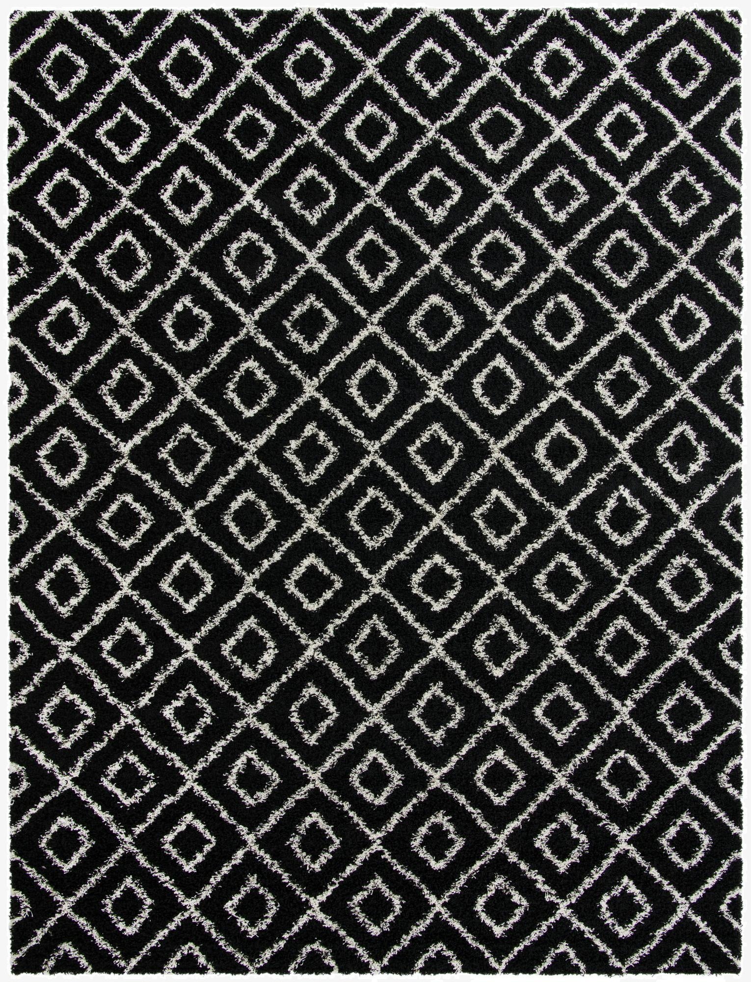  10' 8 x 14' Lattice Shag Rug