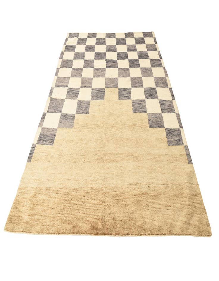 Detail image of  6' 5 x 10' 2  Hand Knotted Modern Ziegler Rug