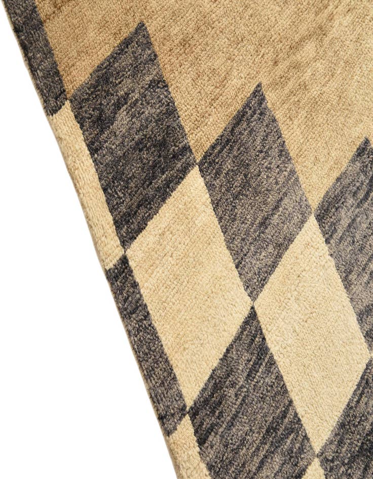 Detail image of  6' 5 x 10' 2  Hand Knotted Modern Ziegler Rug