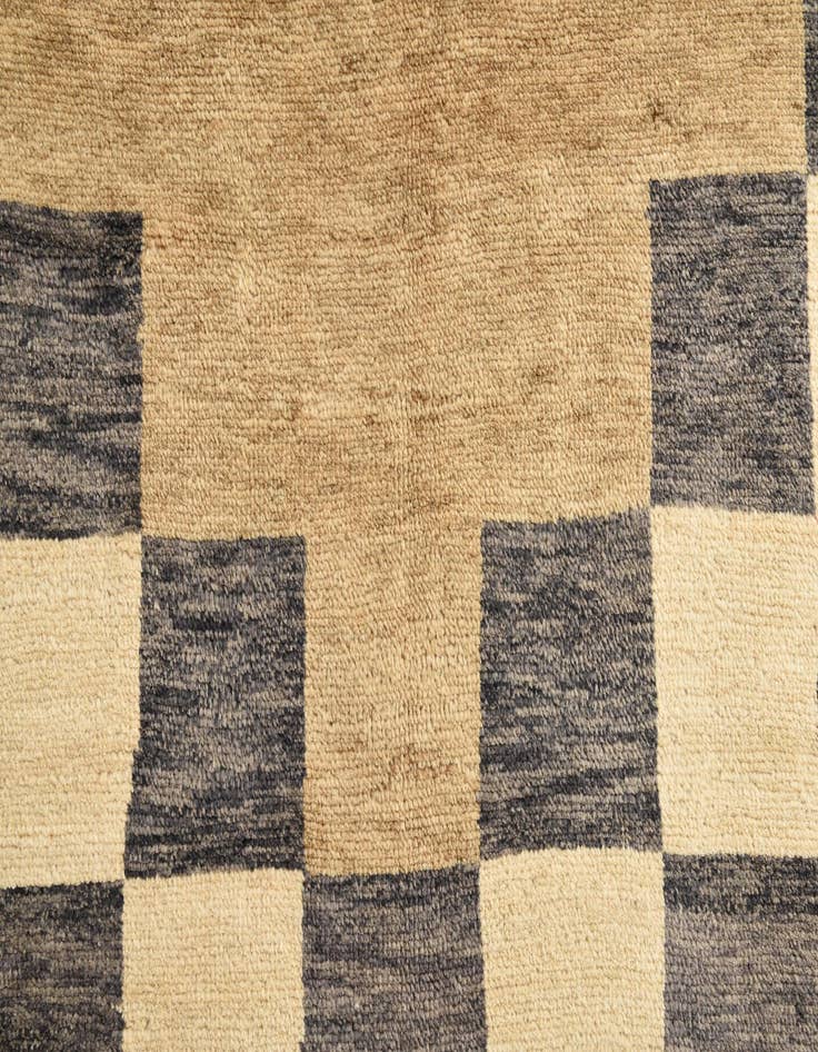Detail image of  6' 5 x 10' 2  Hand Knotted Modern Ziegler Rug