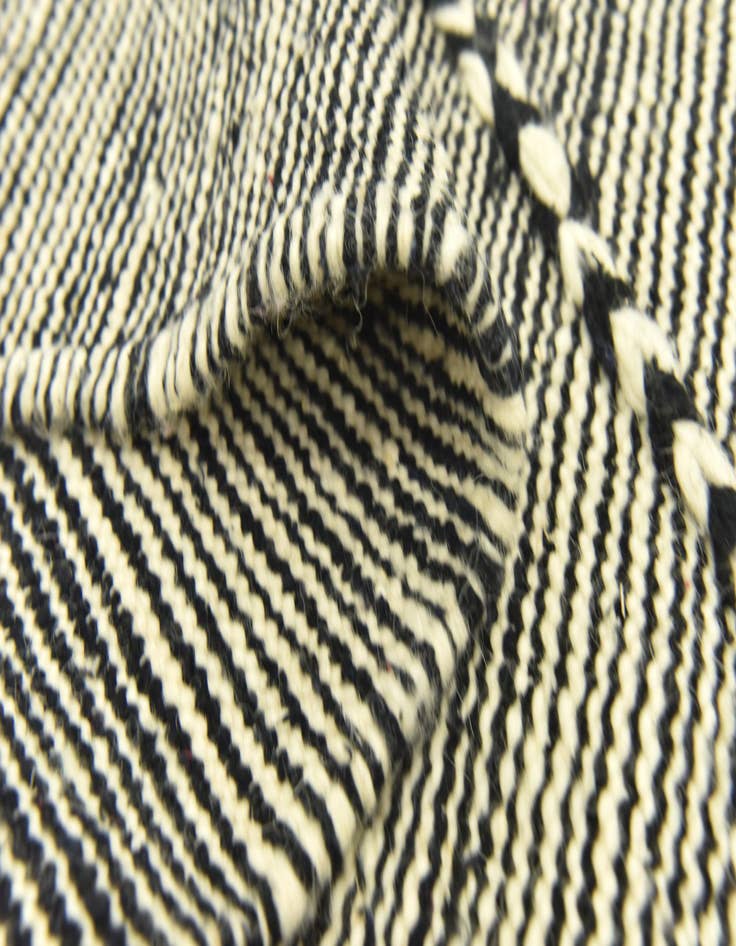 Detail image of  4' 11 x 8' 4  Hand Knotted Moroccan Wool Rug