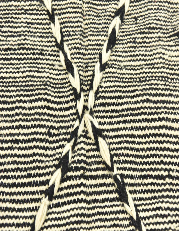 Detail image of  4' 11 x 8' 4  Hand Knotted Moroccan Wool Rug