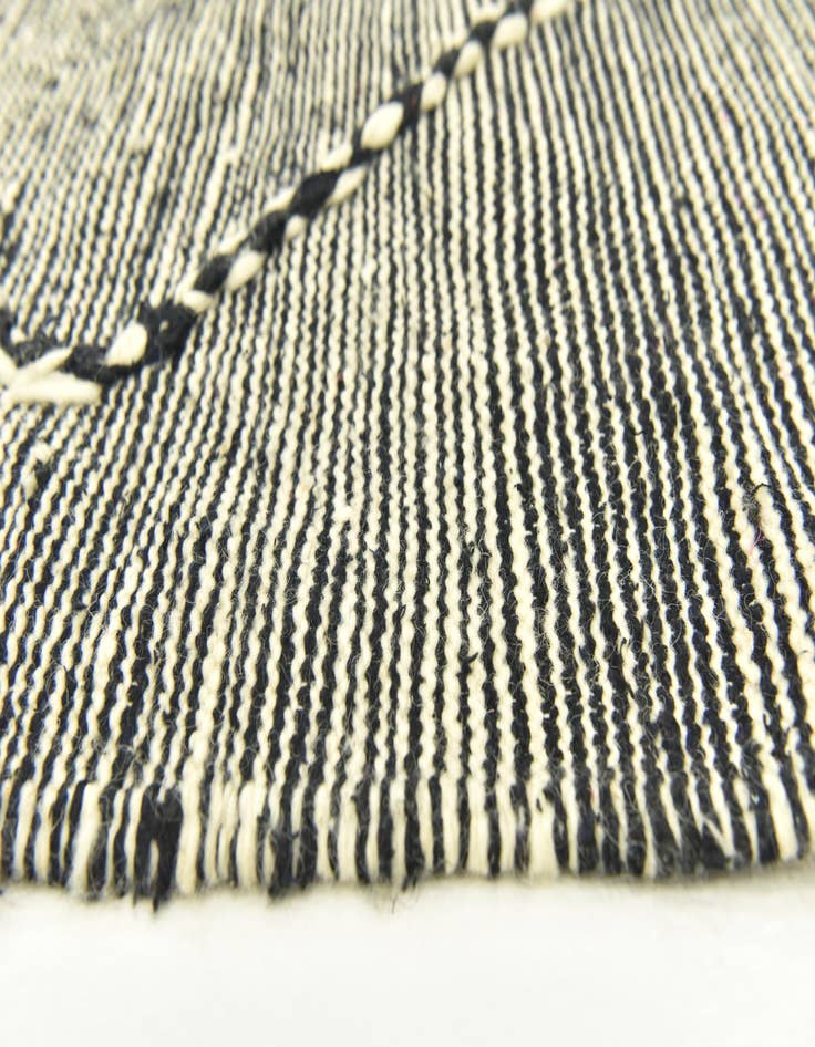 Detail image of  4' 11 x 8' 4  Hand Knotted Moroccan Wool Rug