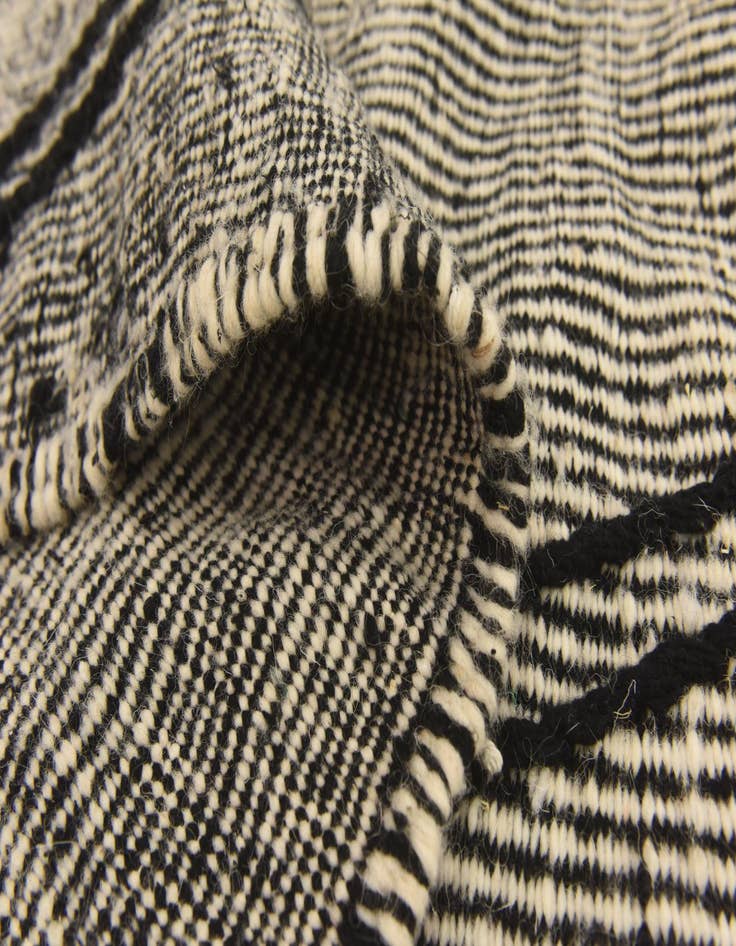 Detail image of  7' 7 x 13' 3  Hand Knotted Moroccan Wool Rug