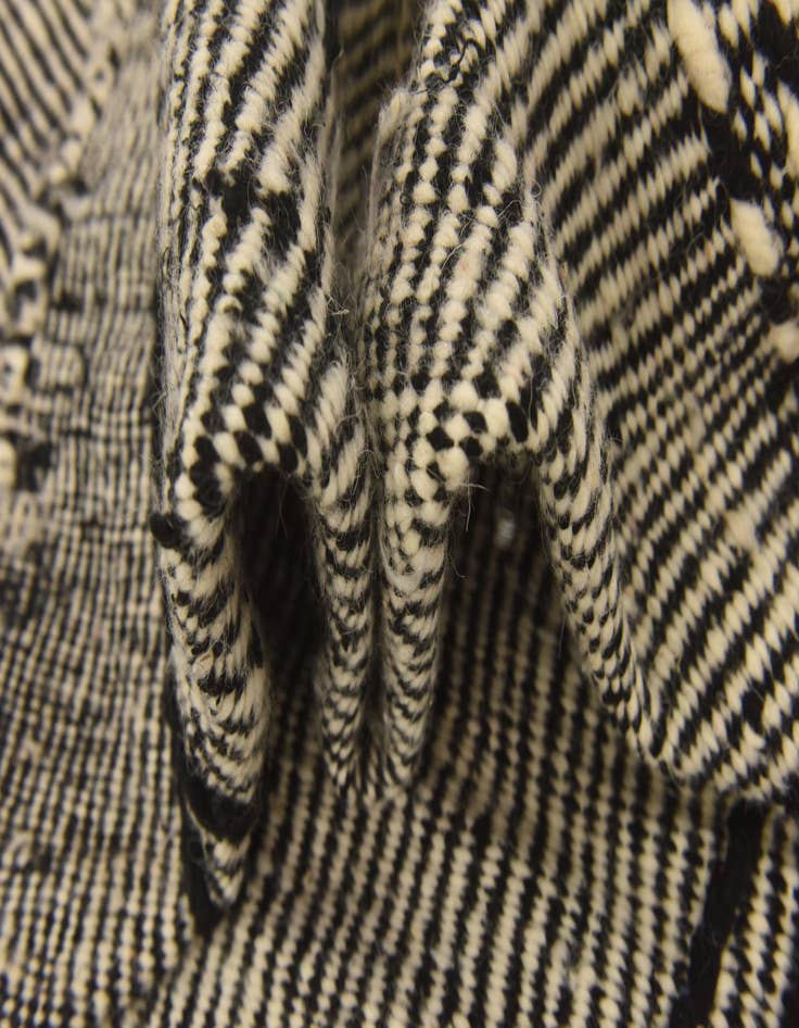 Detail image of  7' 7 x 13' 3  Hand Knotted Moroccan Wool Rug