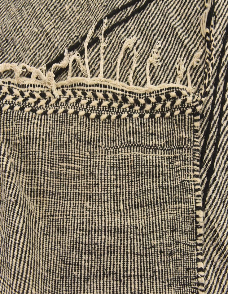 Detail image of  7' 7 x 13' 3  Hand Knotted Moroccan Wool Rug