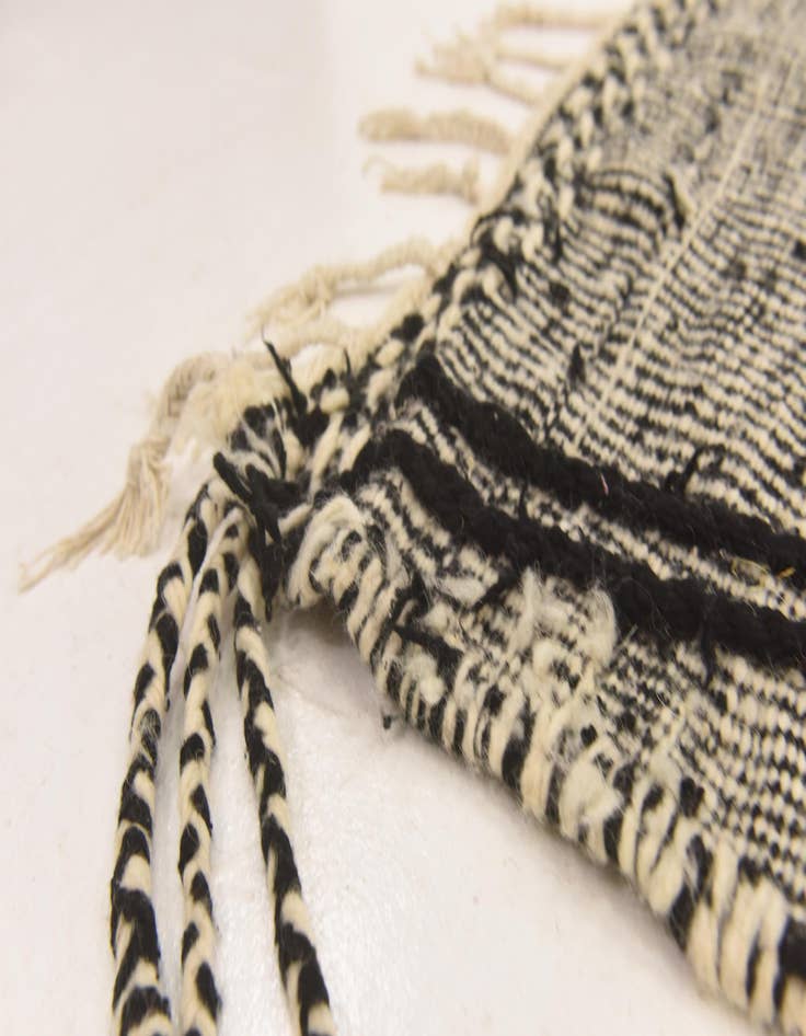 Detail image of  7' 7 x 13' 3  Hand Knotted Moroccan Wool Rug