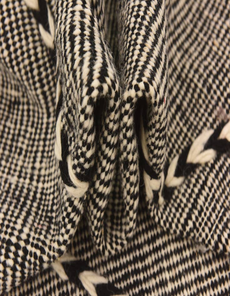 Detail image of  6' 10 x 11' 6  Hand Knotted Moroccan Wool Rug