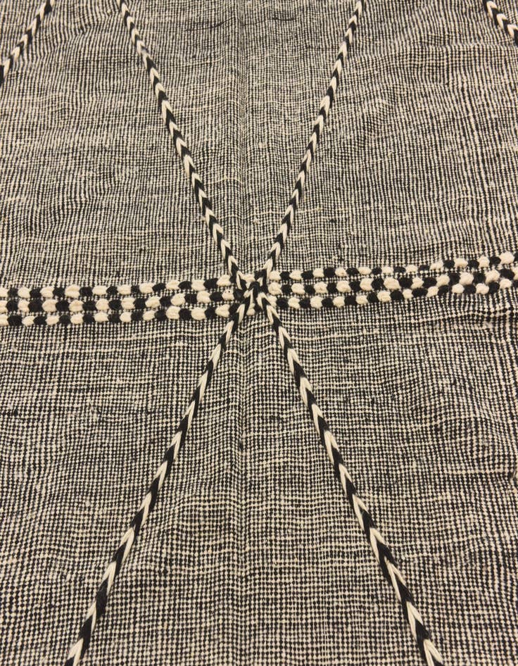 Detail image of  6' 10 x 11' 6  Hand Knotted Moroccan Wool Rug