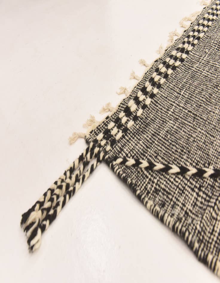 Detail image of  6' 10 x 11' 6  Hand Knotted Moroccan Wool Rug