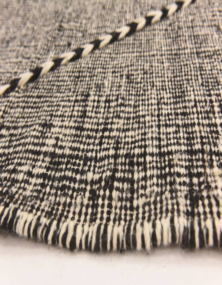 Detail image of  6' 10 x 11' 6  Hand Knotted Moroccan Wool Rug