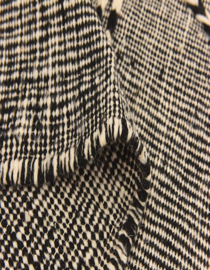 Detail image of  6' 10 x 11' 6  Hand Knotted Moroccan Wool Rug