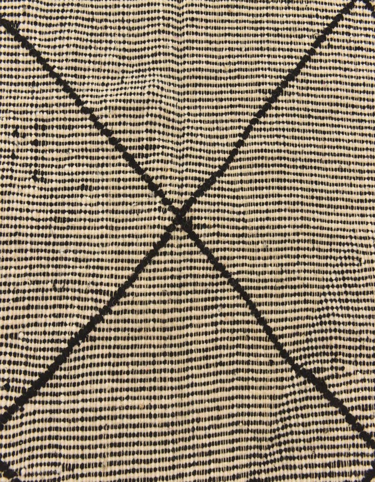 Detail image of  6' 2 x 9' 6  Hand Knotted Moroccan Wool Rug