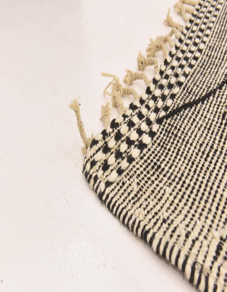 Detail image of  6' 2 x 9' 6  Hand Knotted Moroccan Wool Rug