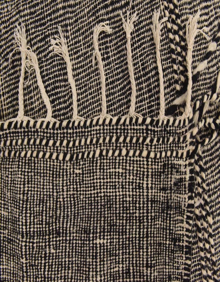 Detail image of  6' 5 x 10' 3  Hand Knotted Moroccan Wool Rug