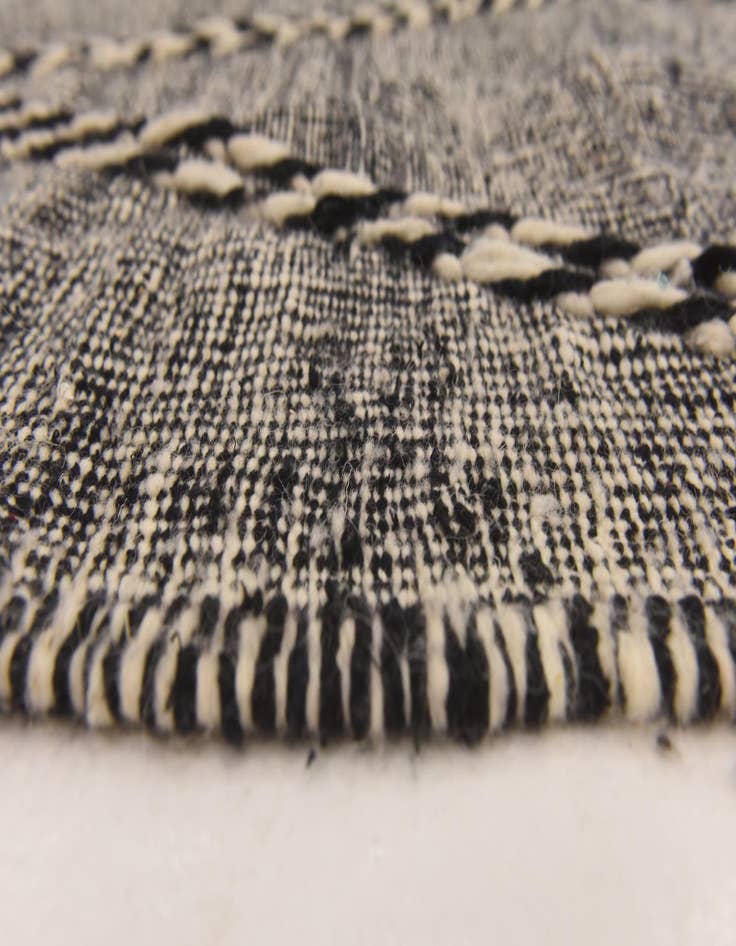 Detail image of  6' 5 x 10' 3  Hand Knotted Moroccan Wool Rug