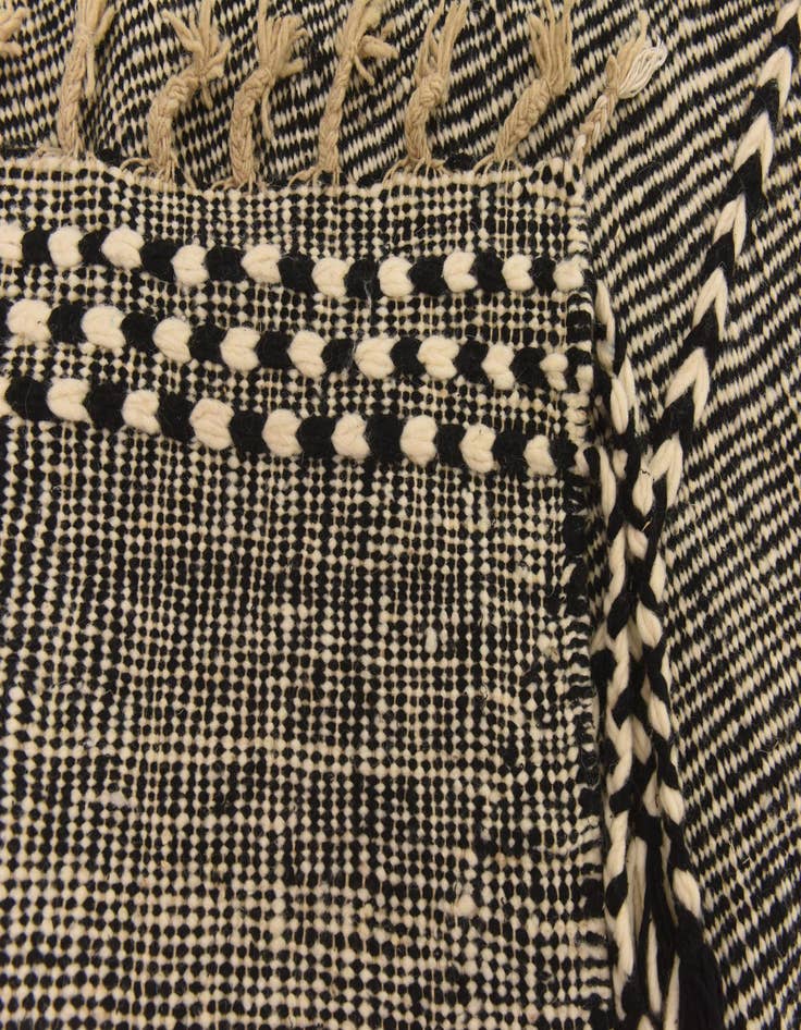 Detail image of  7' 1 x 12' 8  Hand Knotted Moroccan Wool Rug