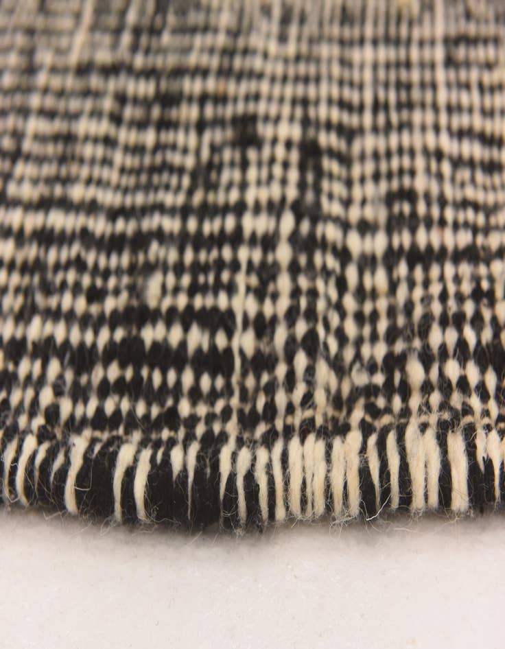 Detail image of  7' 1 x 12' 8  Hand Knotted Moroccan Wool Rug