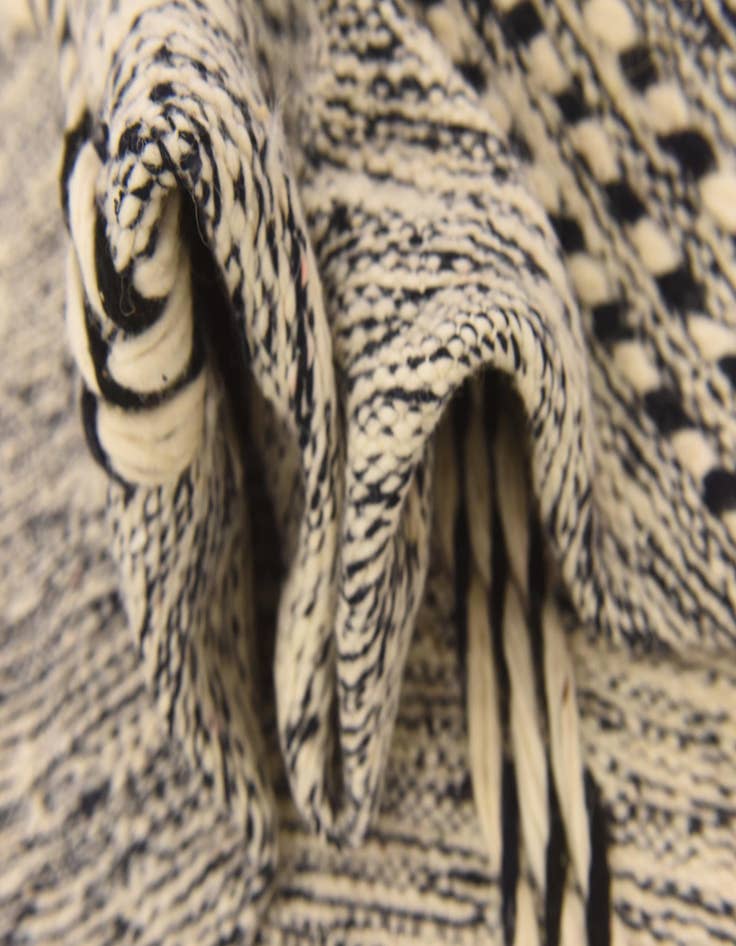 Detail image of  6' 7 x 10' 9  Hand Knotted Moroccan Wool Rug