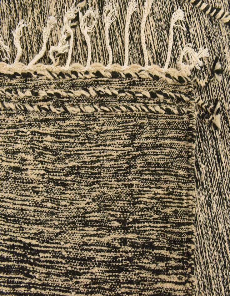 Detail image of  6' 8 x 10'  Hand Knotted Moroccan Wool Rug