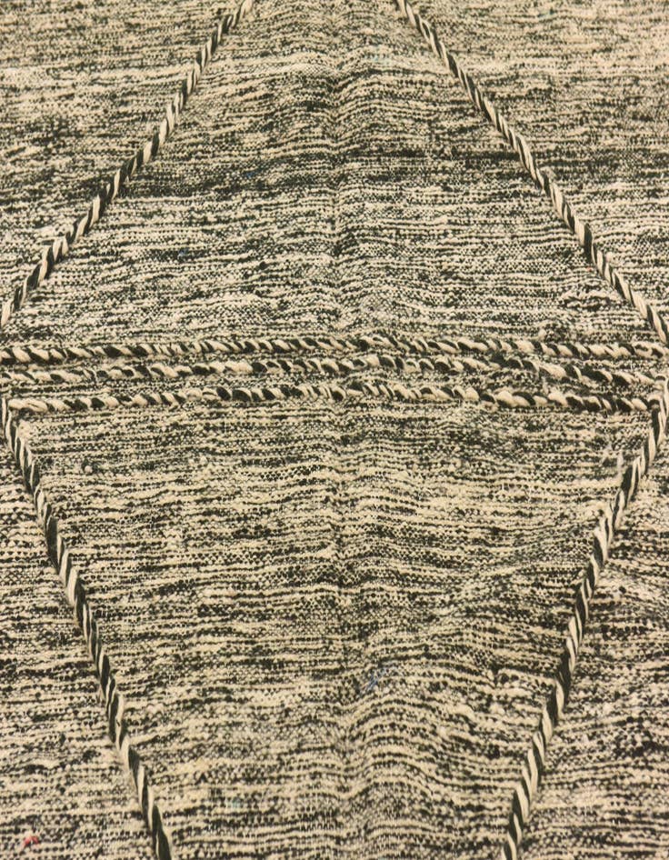 Detail image of  6' 8 x 10'  Hand Knotted Moroccan Wool Rug