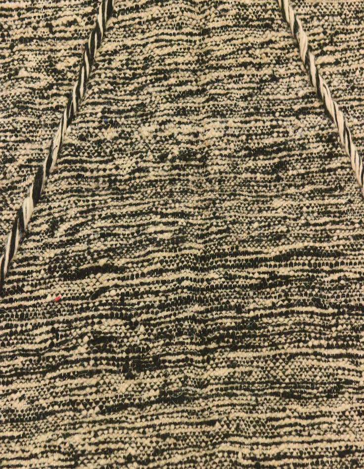 Detail image of  6' 8 x 10'  Hand Knotted Moroccan Wool Rug