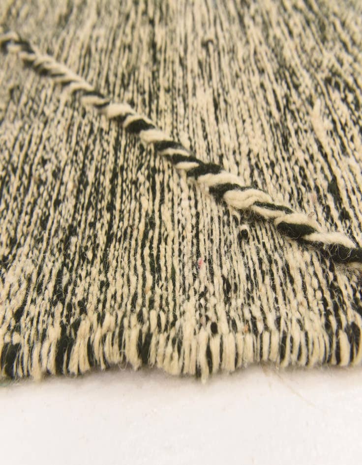 Detail image of  6' 8 x 10'  Hand Knotted Moroccan Wool Rug