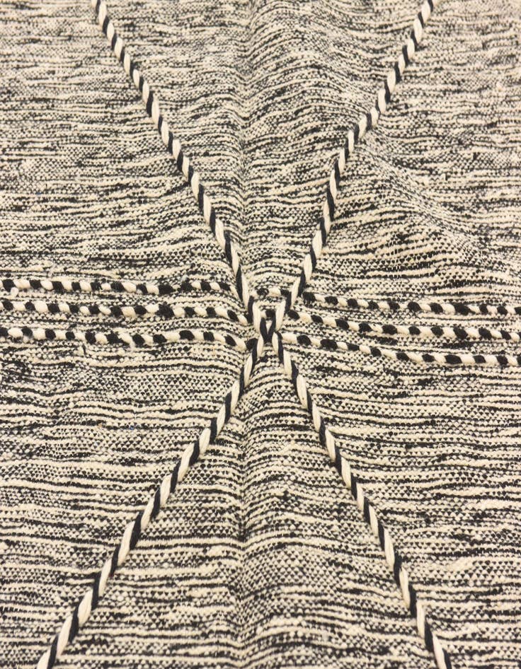 Detail image of  6' 7 x 9' 10  Hand Knotted Moroccan Wool Rug