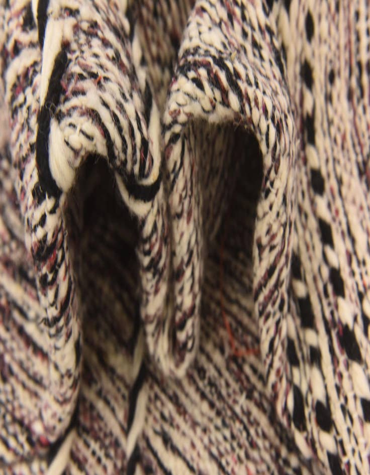 Detail image of  6' 7 x 10'  Hand Knotted Moroccan Wool Rug