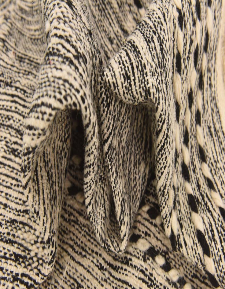 Detail image of  6' 4 x 9' 5  Hand Knotted Moroccan Wool Rug