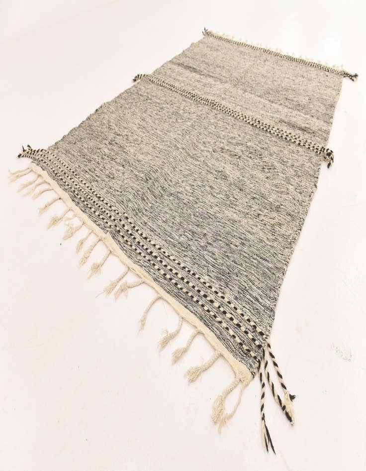 Detail image of  6' 4 x 9' 5  Hand Knotted Moroccan Wool Rug