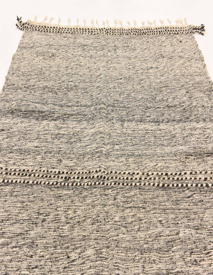 Detail image of  6' 4 x 9' 5  Hand Knotted Moroccan Wool Rug