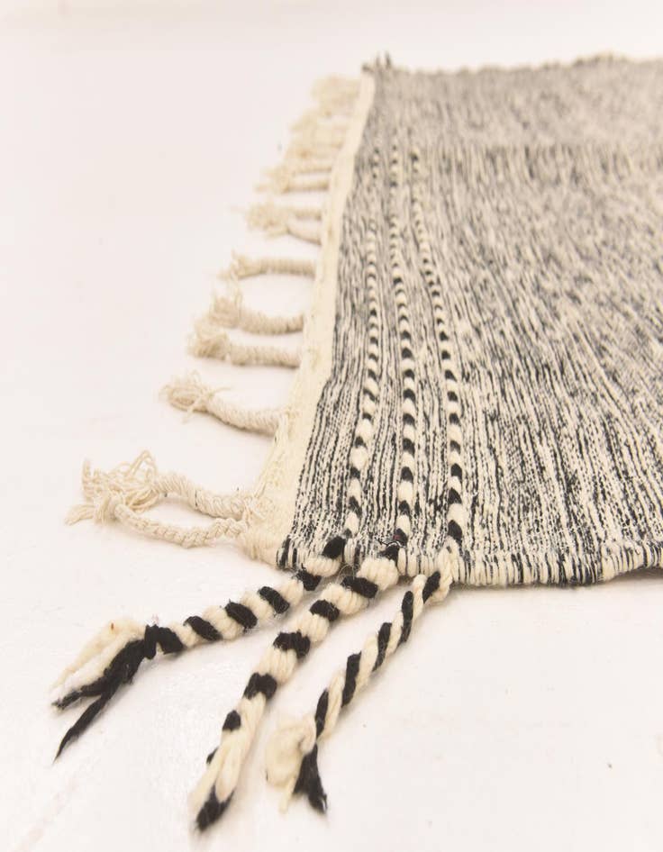 Detail image of  6' 4 x 9' 5  Hand Knotted Moroccan Wool Rug