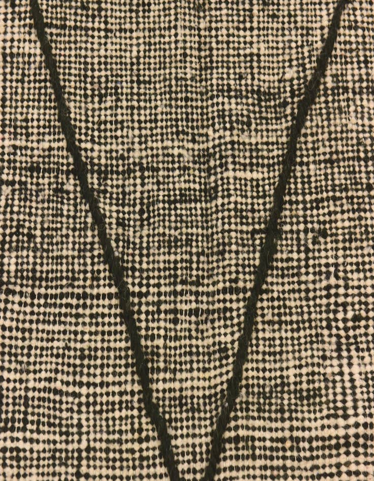 Detail image of  6' 6 x 10' 4  Hand Knotted Moroccan Wool Rug