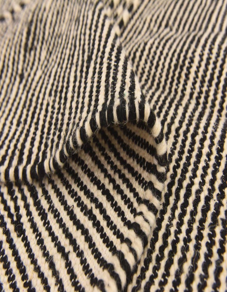 Detail image of  6' 3 x 10' 5  Hand Knotted Moroccan Wool Rug